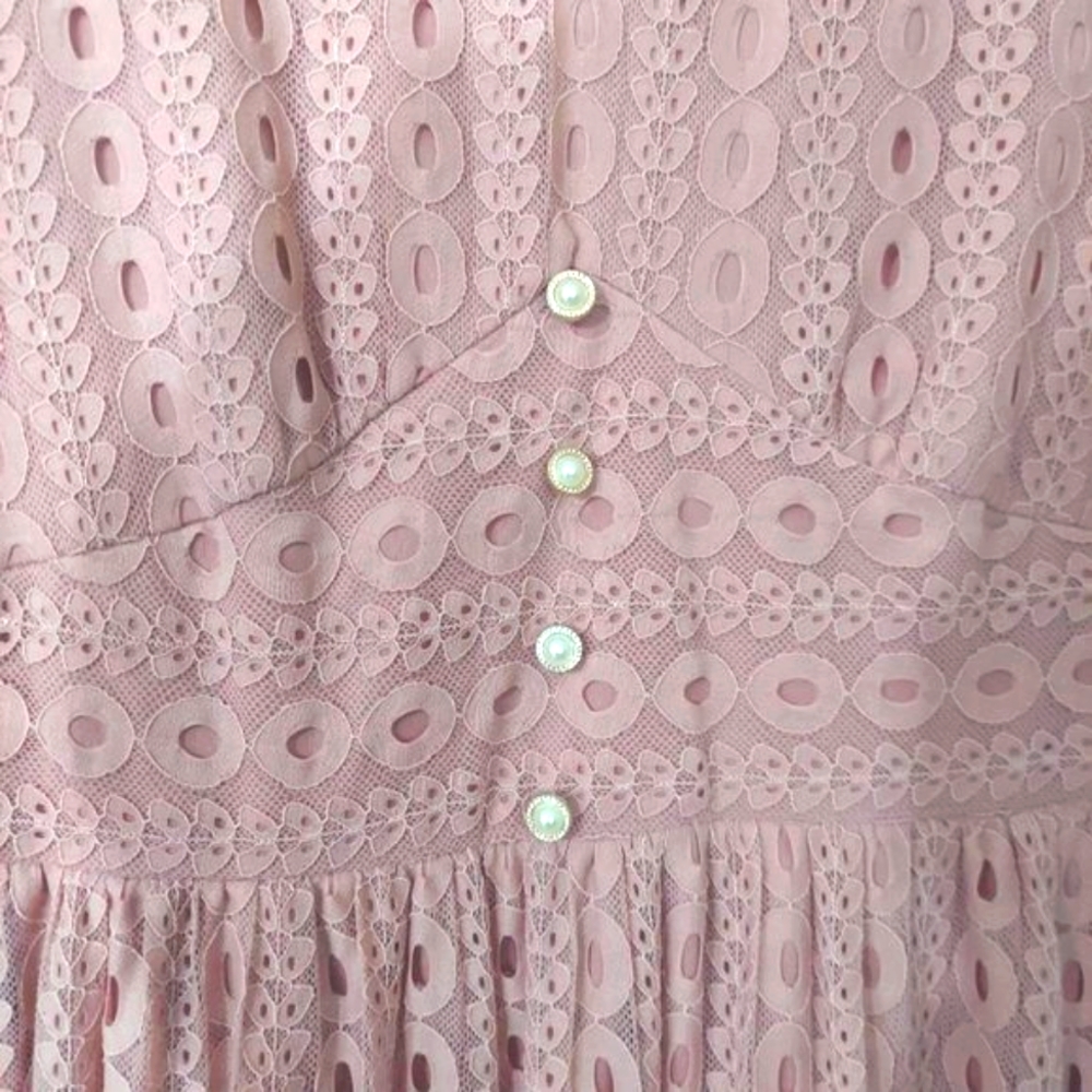 Pretty Pink Lace Dress